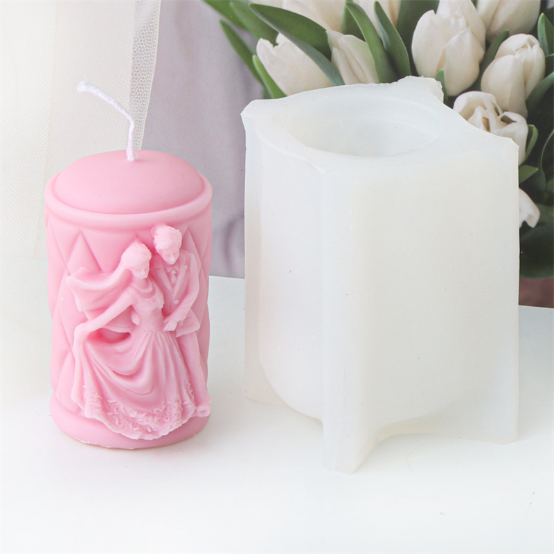 Men'S Grooming Pictures - Molde de Silicone para Velas Temáticas