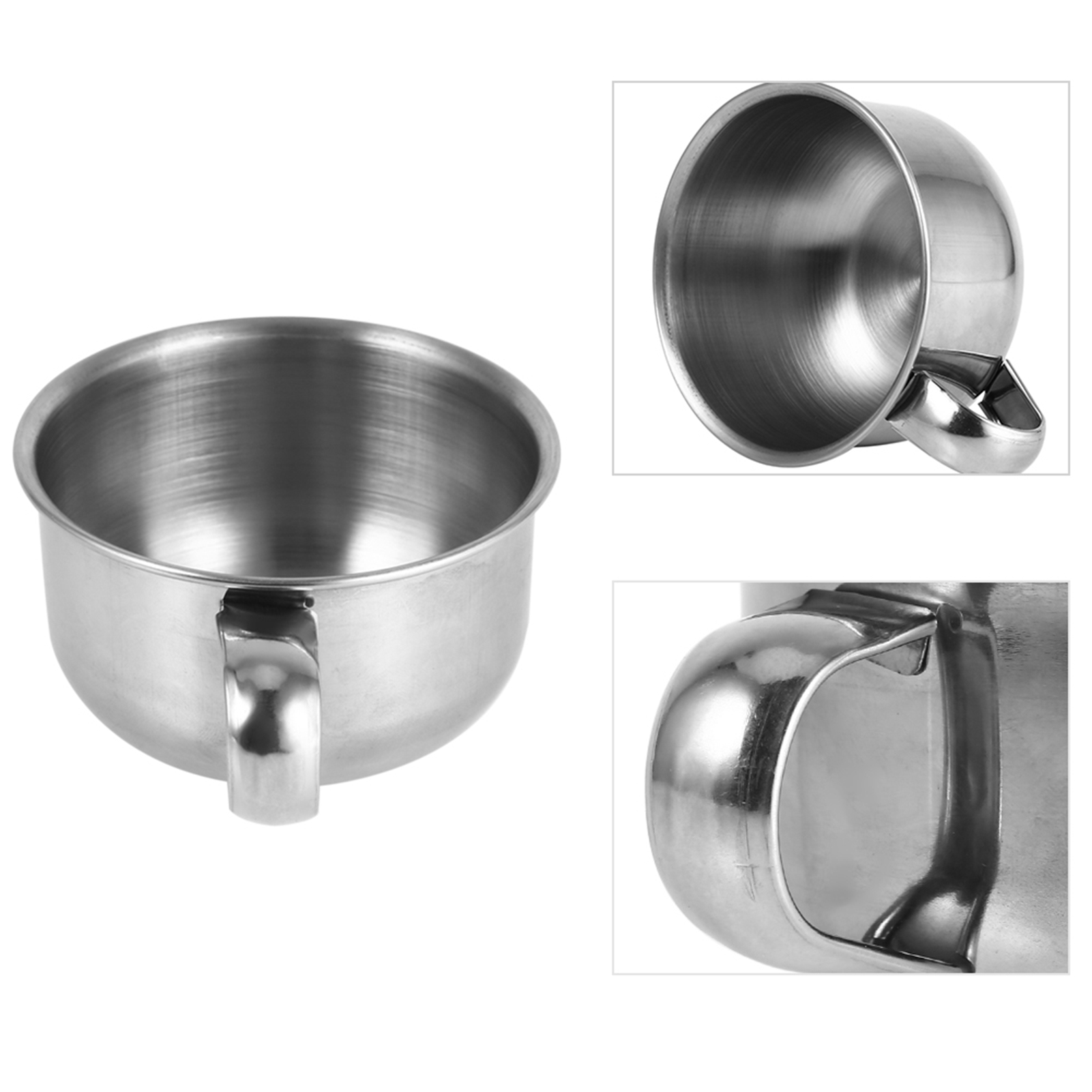 Shaving Bowl Soap - Nova Tigela de Aço Inoxidável para