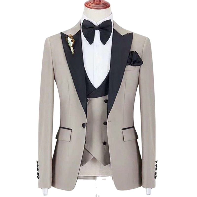 Men'S Grooming Pictures - Imagem real bege vestido de noite