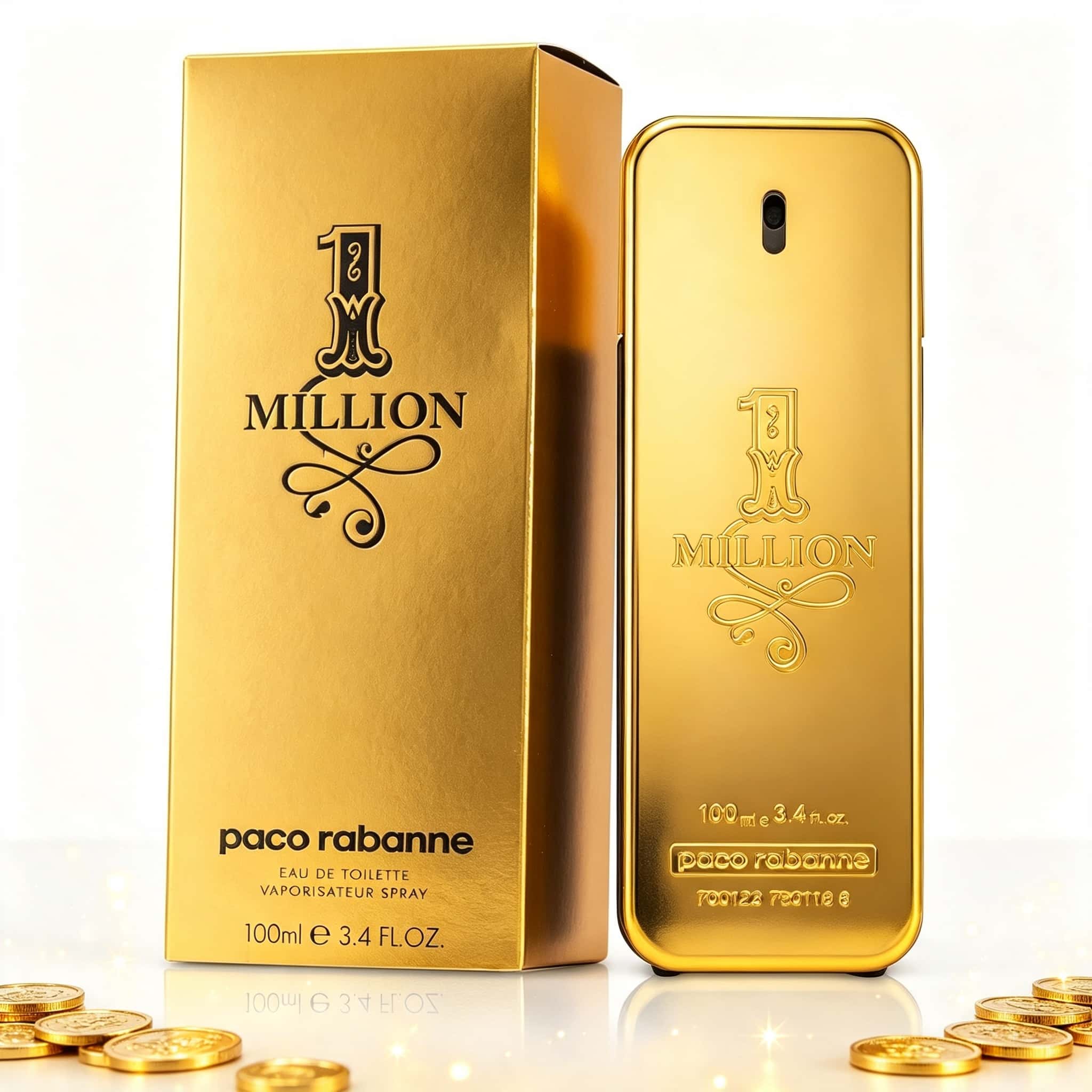 Cologne Spray Bottle - Perfume Masculino Paco Rabanne 1 Million