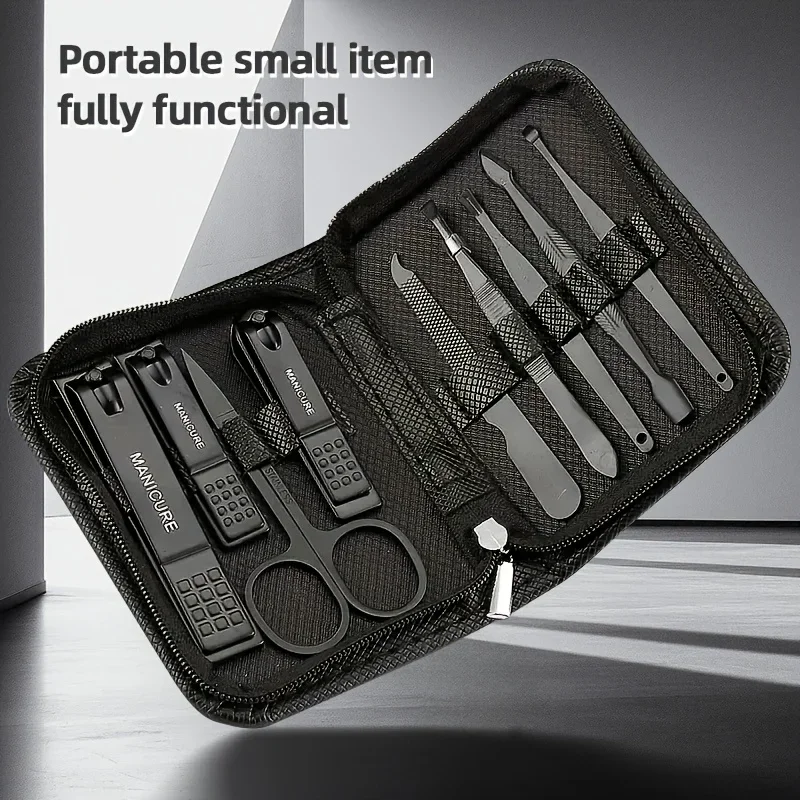 Men'S Grooming Tool - Conjunto de Manicure e Pedicure 9