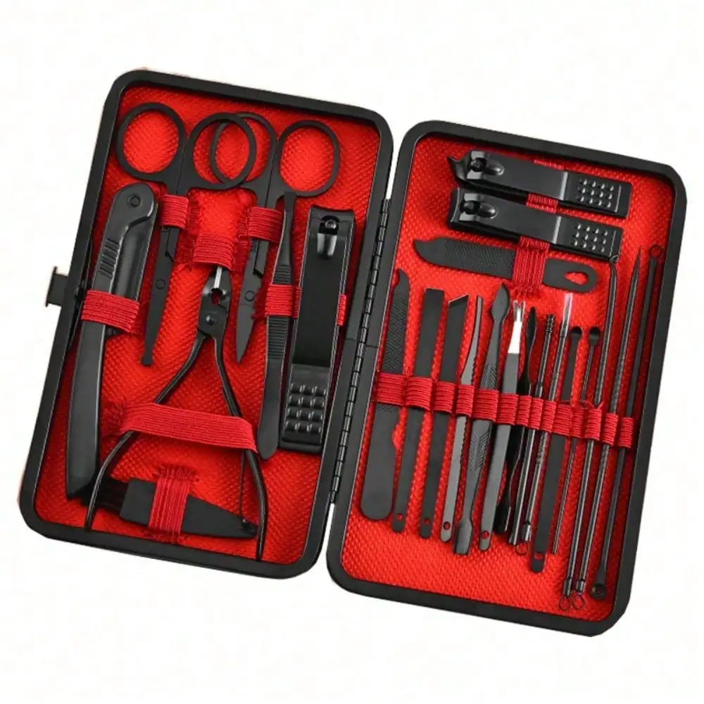 Men'S Grooming Tool - Conjunto Profissional de Manicure e Pedicure