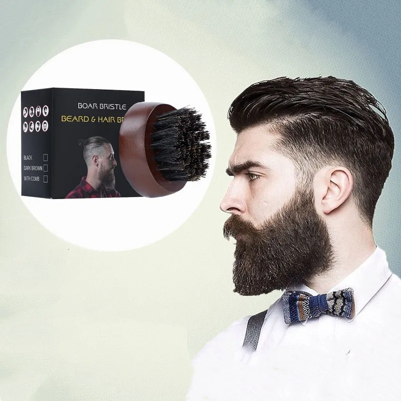 Men'S Grooming Tool - Escova de preparação para homens, pequena