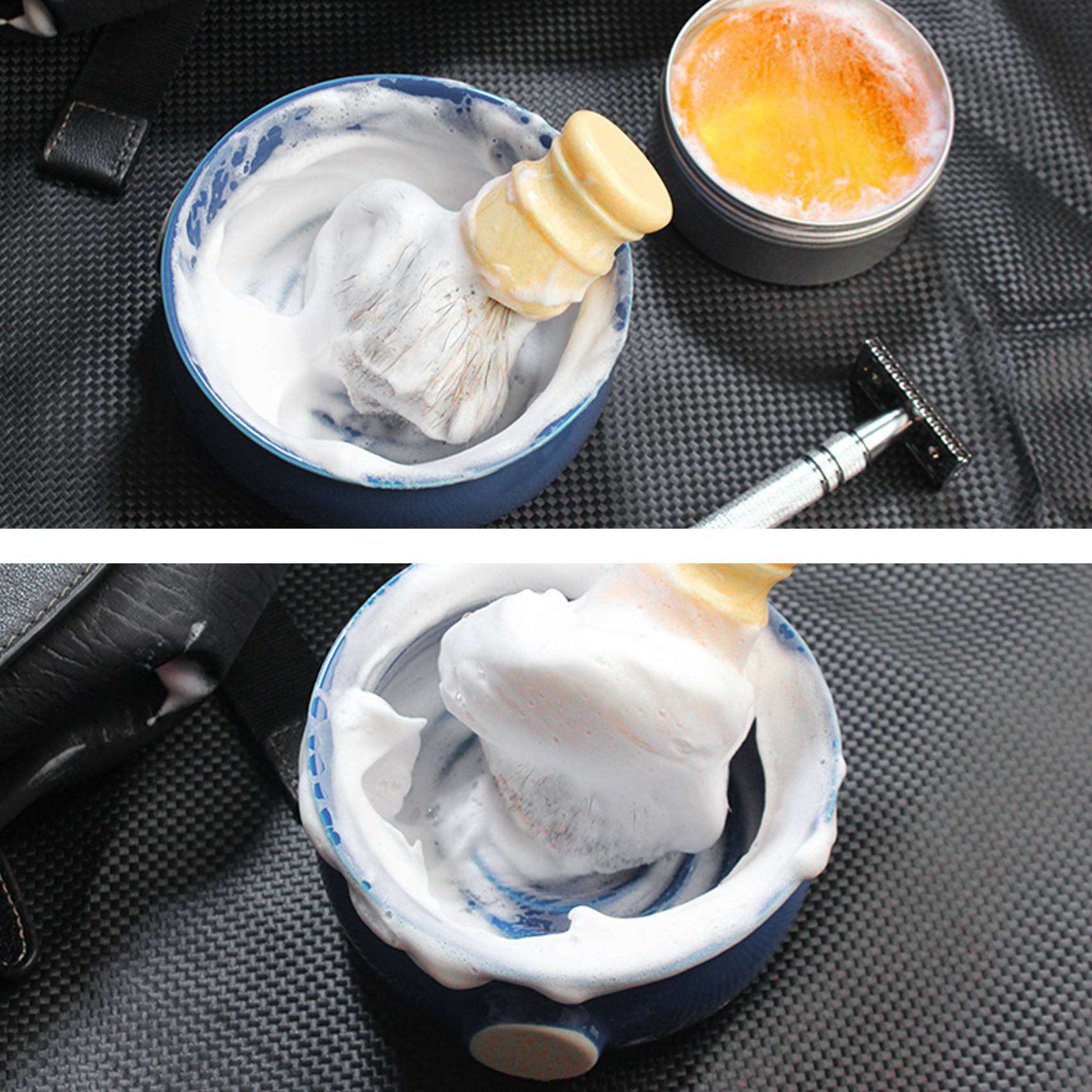 Shaving Bowl Soap - A38T-Caneca de barbear masculina tigela copo
