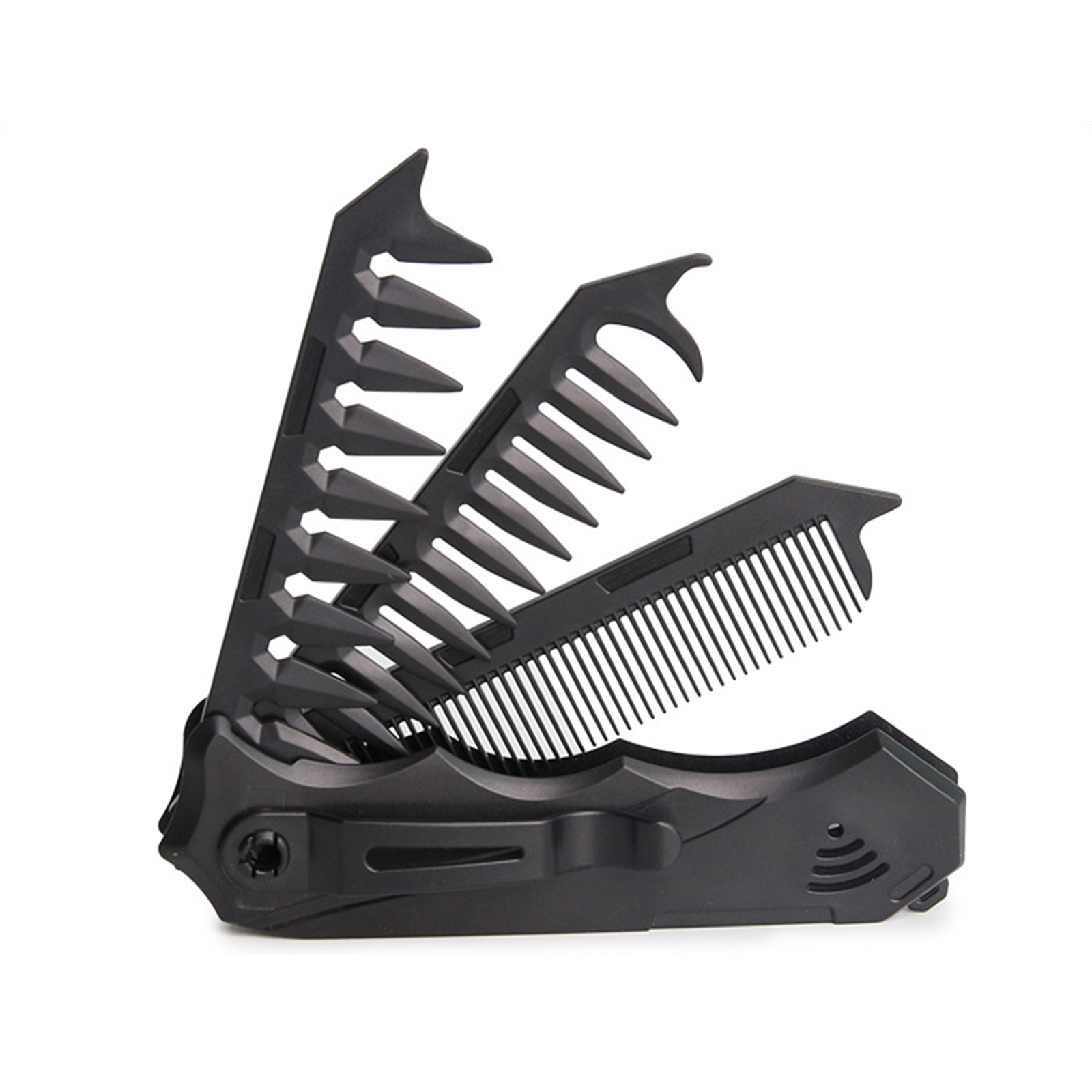 Pente dobrável de dente duplo  - Men'S Grooming Tool avaliação e preço
