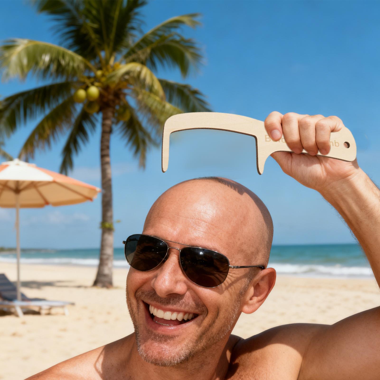 2 pçs engraçado homem careca a - Men'S Grooming Tool avaliação e preço