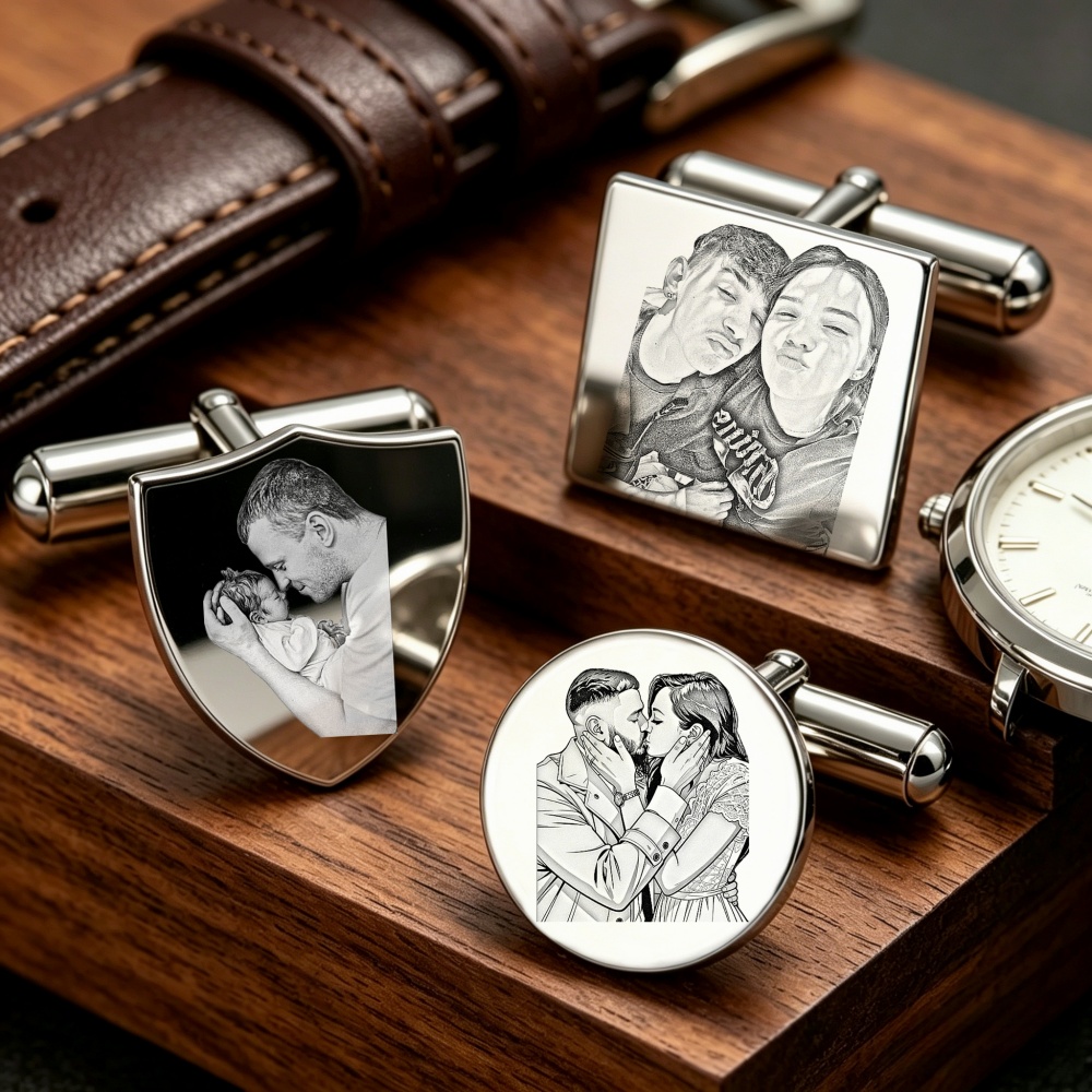 Abotoaduras Personalizadas com - Men'S Grooming Pictures avaliação e preço