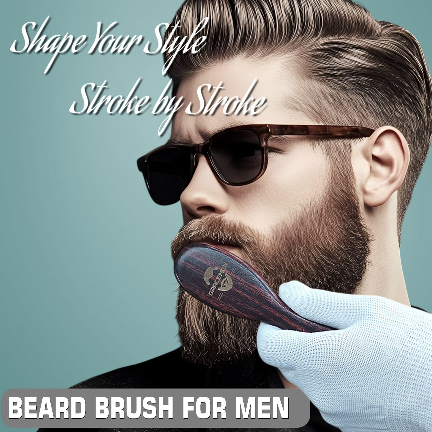 Mini Escova de Barba com Cerda - Men'S Grooming Pictures avaliação e preço